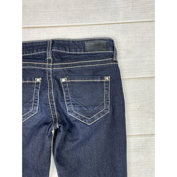 Buckle Daytrip Jeans Womens Sz 26R Dark Wash Lynx Skinny Stretch Denim Low Rise - Picture 12 of 12